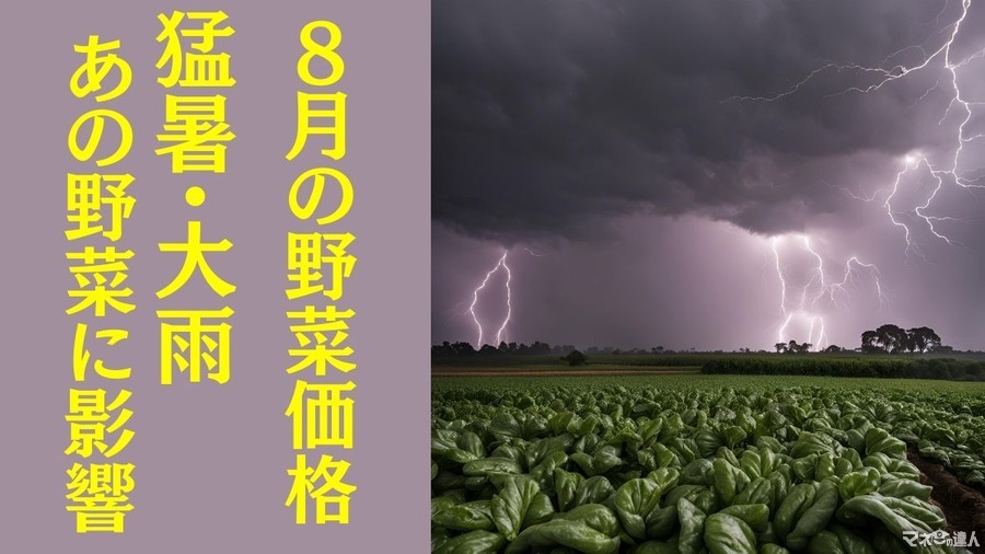 野菜価格（8月）大雨・猛暑の影響であの野菜が値上がり！ 代替野菜案とおすすめレシピ