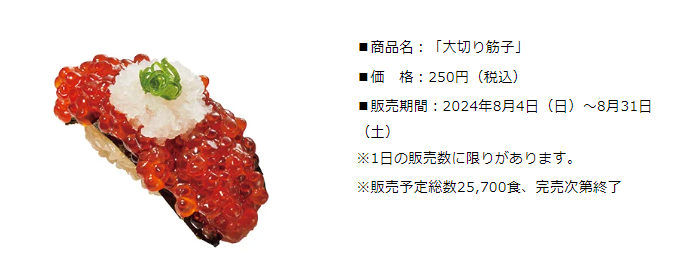 【数量限定・なくなり次第終了】大切り・大ネタ・大盛り寿司がすごいっ！1貫180円（税込）～