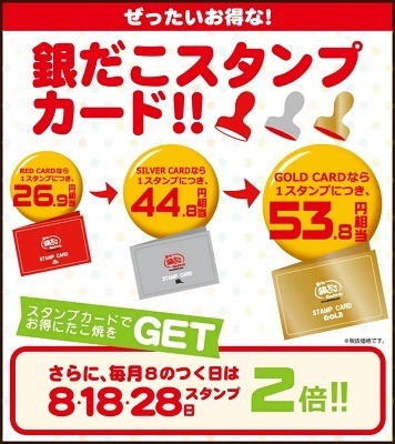 贈るともらえる【築地銀だこ×LINEギフト】贈り合えばもっとお得に！！