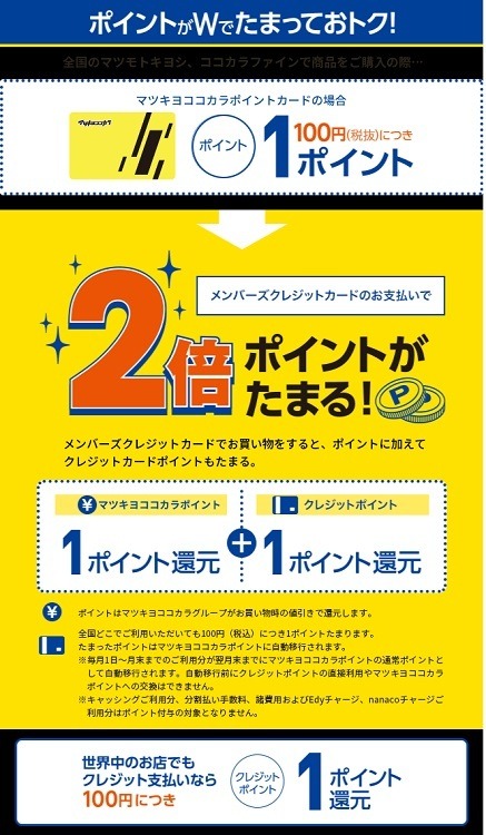 「マツキヨココカラクレジットカード」誕生！　お得度ではdカードが上だが新規入会キャンペーンでお得になれる