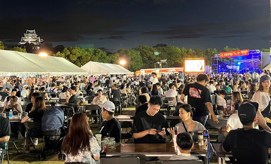 おいしい楽しい「YATAIフェス！2024」大阪城公園にてテレビ大阪主催で開催(9/13-16)　サントリー生ビールVisaのタッチ決済で最大30%のキャッシュバックも