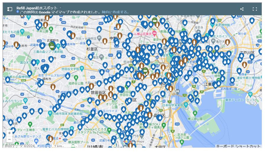 【無料】首都圏にある給水スポットまとめ　2024年猛暑は9月も続く見込み