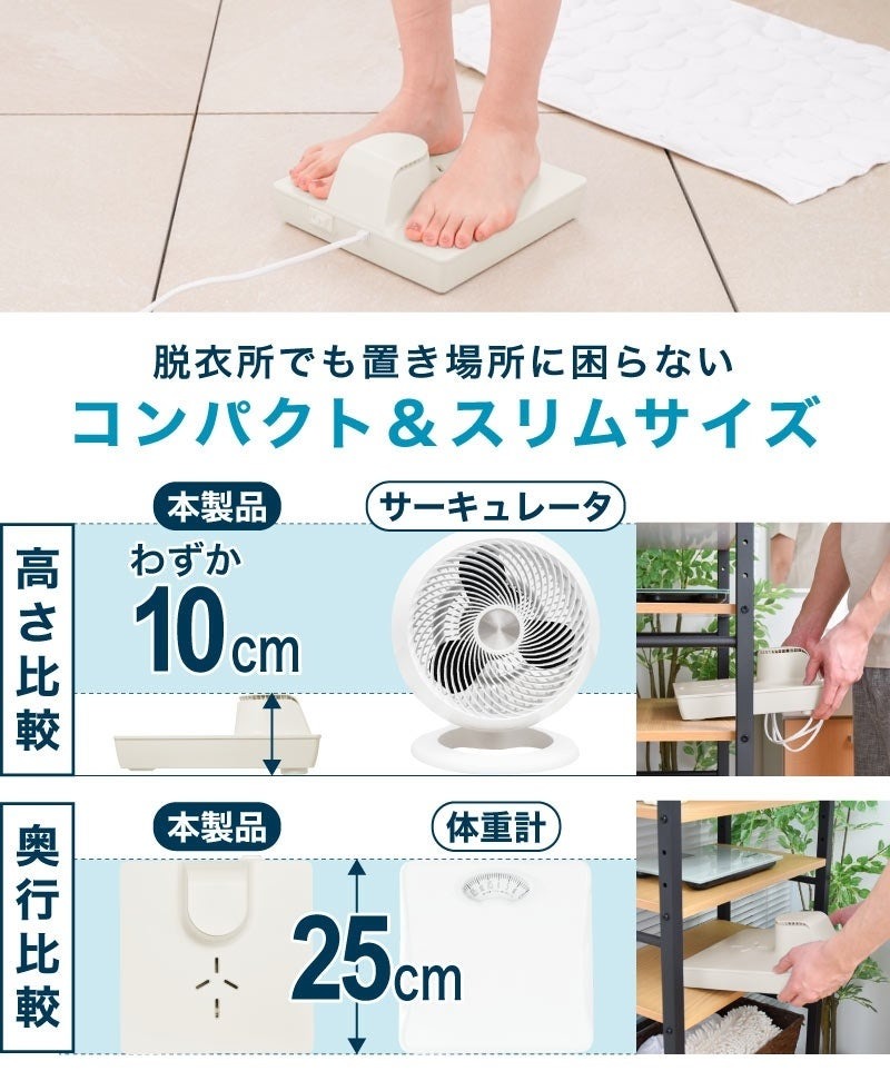 今まさに欲しい「のれせん」(乗れる扇風機！)「サンコー」の話題商品　お風呂上がりを快適に