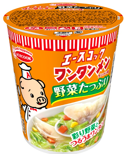 雑炊も登場！エースコック「ワンタンメン」シリーズ新商品発売　カレー味、野菜たっぷりなど(9/2～)
