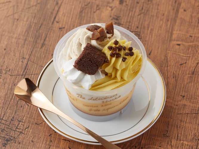 マロンホイップが1．5倍！！「ミニストップ」Wモンブランプリン(8/23-26)