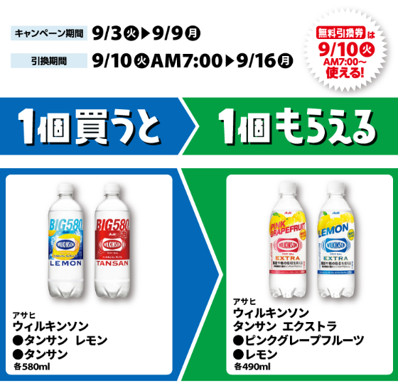【買うだけお得まとめ】ファミマ、LAWSON、セブンイレブン（9/3発券分）