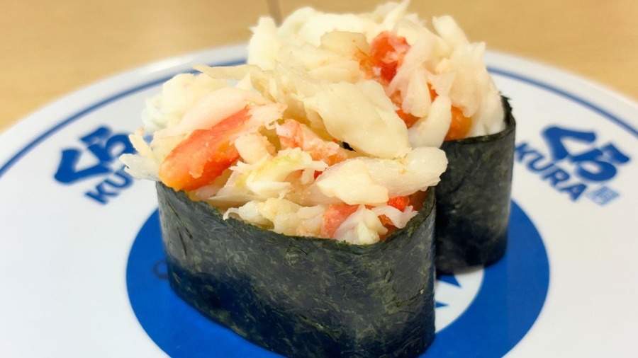 【くら寿司初のタラバガニ！】「かにとまぐろ」フェア開始！そして、「シャインマスカットカフェ」復活！ワンピースコラボと盛りだくさん！