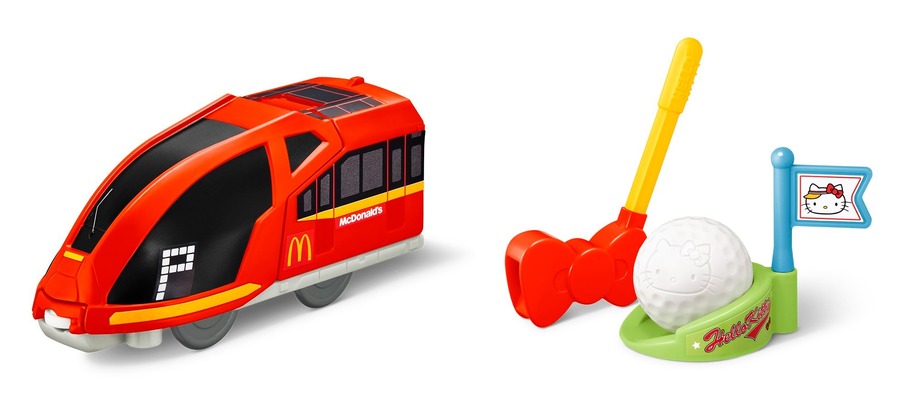 マクドナルド(9/13～)ハッピーセット「プラレール」「ハローキティ」発売