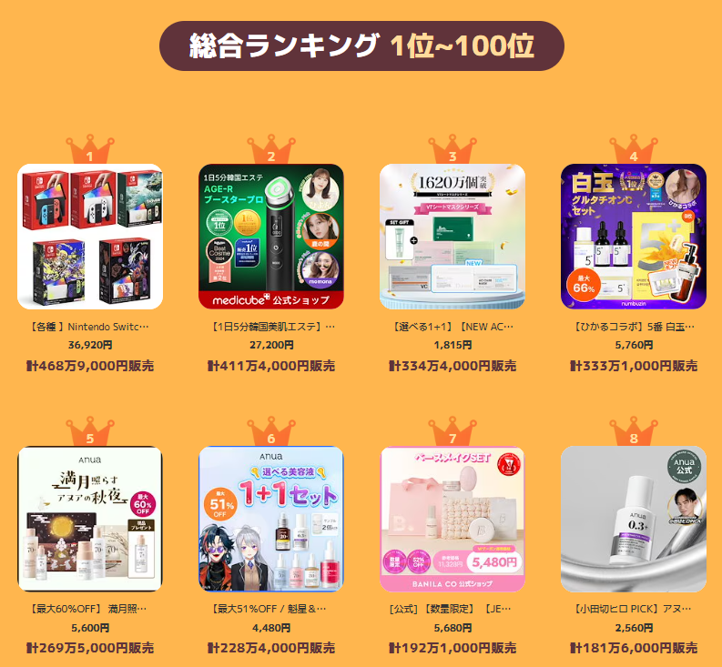 【年に2日だけ】メガ割×Qoo10DAY（9/10-9/11）特別企画アイテムをチェック！
