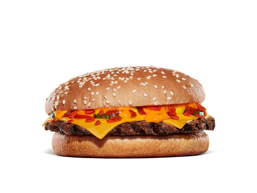 【バーキン新作】スパイシーにんにく・ガーリックバーガー、コラボステッカーもらえる＆当たる