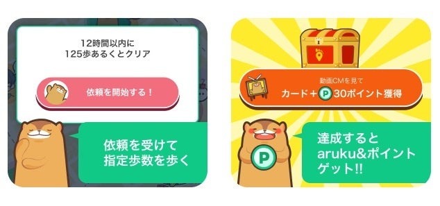【1000歩歩くごと、ミッション達成でポイント貯まる】ウォーキングアプリ「aruku&」新ポイントサービス開始