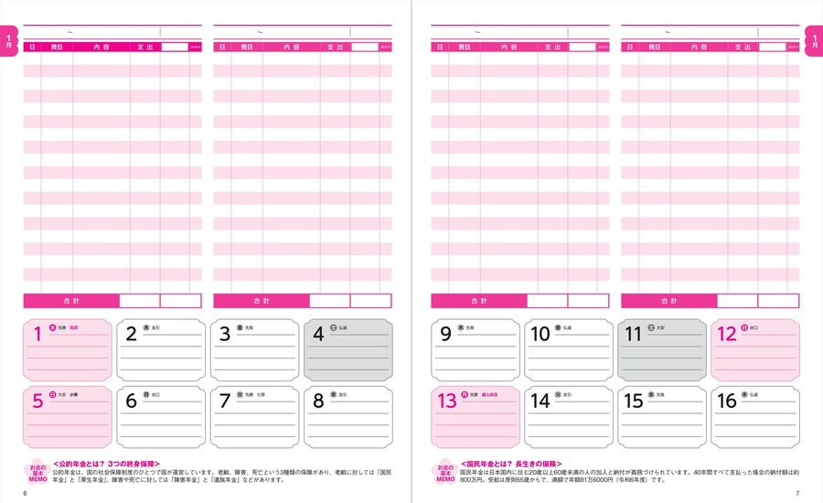 超ロングセラー「家計ノート」2025年版3冊を発売