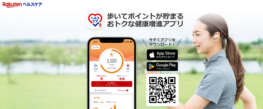 【楽天ヘルスケア】ポイントも健康習慣もゲット！　2周年記念企画実施中