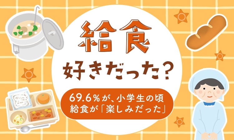 7割の人が「給食は楽しみだった」と回答　懐かしの給食アンケート調査結果