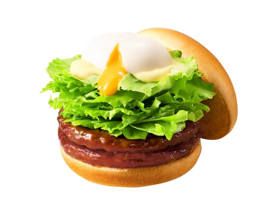 【モスバーガー】新、夜限定メニュー「トリプルモスバーガー」登場(10/15～)