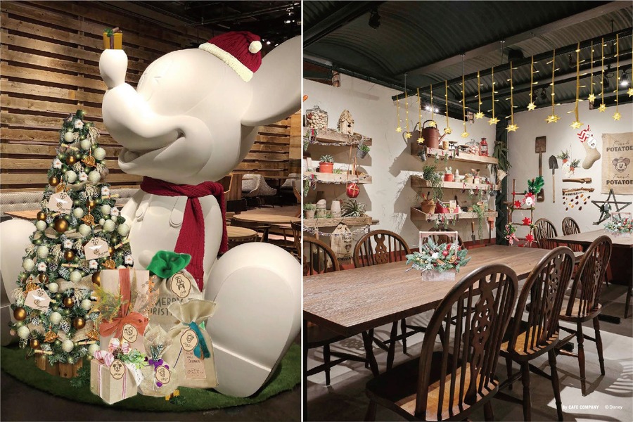ディズニーと共に楽しむ2024年クリスマス限定イベント　渋谷ヒカリエ店と横浜赤レンガ倉庫店にて