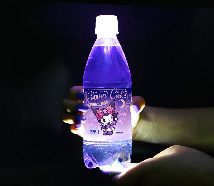 DAISO限定！サンリオキャラクターがネオンのように光る「ポッピンサイダー」に