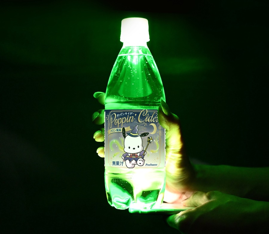 DAISO限定！サンリオキャラクターがネオンのように光る「ポッピンサイダー」に