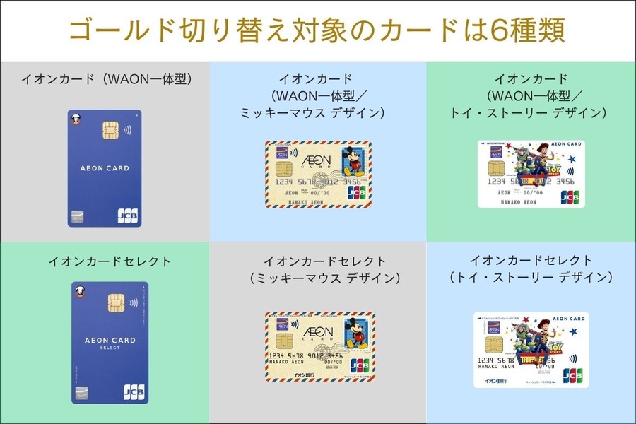 イオンゴールドカードの発行条件、切替対象となるイオンカード一覧、実際お得になった使い方　3つの推しポイントもあわせてご紹介