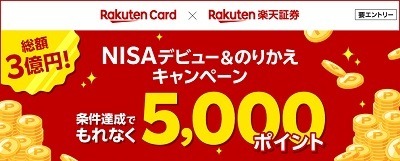 【新NISA】SBI・楽天・マネックス・大和コネクトの証券会社キャンペーンを紹介　長期目線の投資を