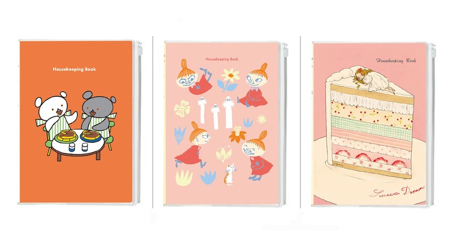 続けやすい「シンプル家計簿」人気デザイン、新サイズで登場