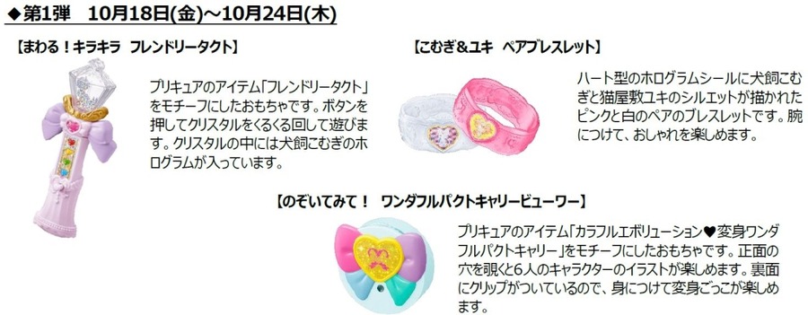 ハッピーセット「わんだふるぷりきゅあ!」第2弾を発売　人気アニメとコラボ