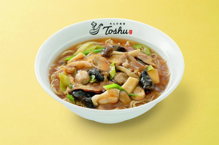 キノコ好きにはたまらん！ぶなしめじ、ふくろ茸、エリンギ、しいたけ、きくらげ「れんげ食堂Toshu」「中華東秀」