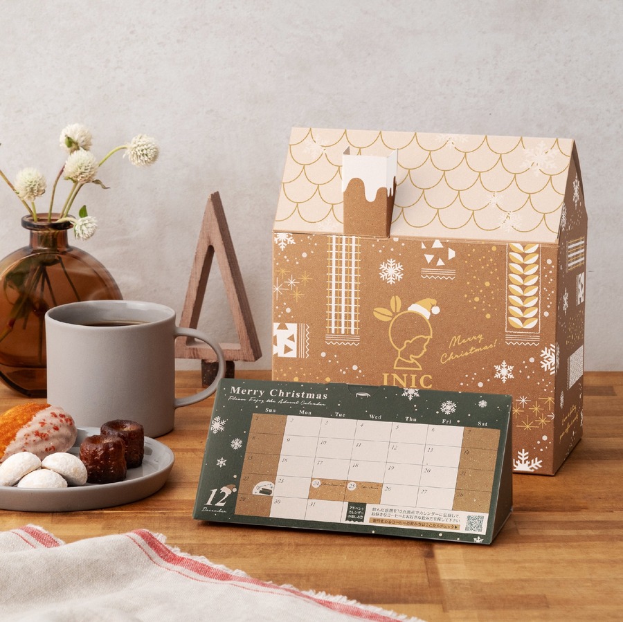 「アドベントカレンダー」「クリスマススイーツBOX」などオンラインで販売開始【INIC coffeeのクリスマスギフト2024】