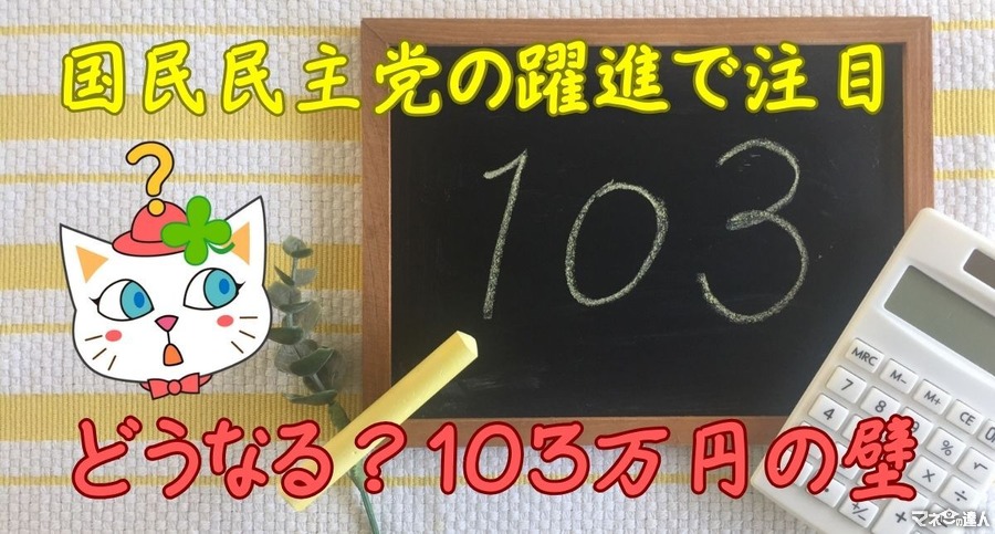 基礎控除等の「103万円の壁」が178万円に拡大した場合の影響とは？国民民主党の躍進で話題のテーマを解説