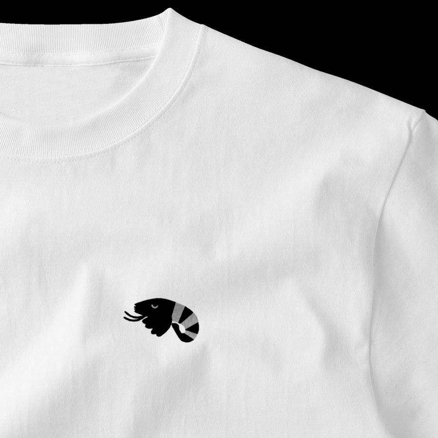 カルビー公式X10周年記念「黒エビ」グッズ発売　Tシャツ、エコバックなど15種