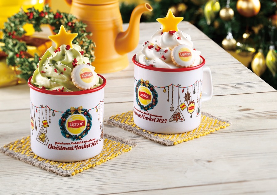 リプトン「横浜赤レンガ倉庫」でクリスマス初出店　14種類の厳選茶葉ティーやフードが登場！(11/22-12/25)
