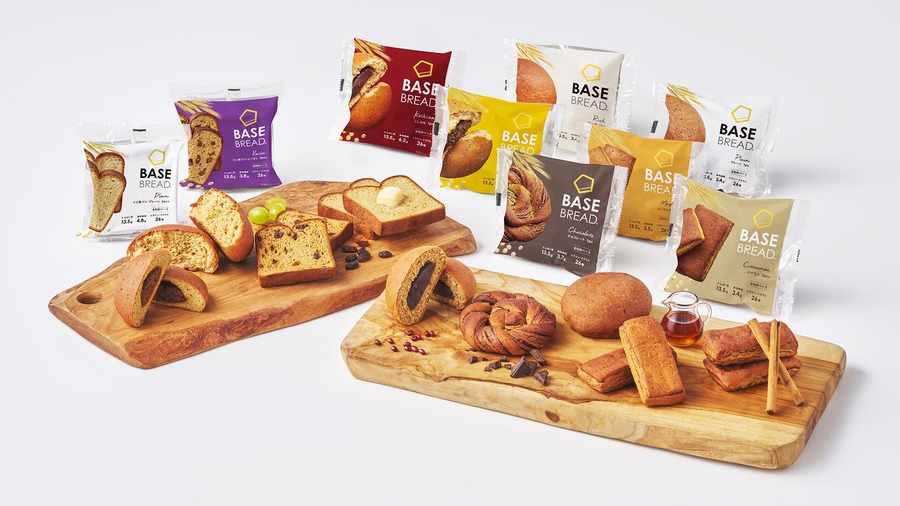 完全栄養の主食ベースブレッド、新フレーバー「BASE BREAD ストロベリー」発売
