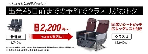 JALの「クラスJ」は抜群のコスパ・タイパ　導入20周年記念キャンペーンでは加算率がさらに10%アップも