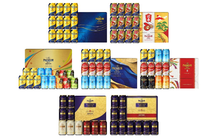 サントリーならやっぱりプレモル！2024年ウインターギフト新発売　マスターズドリームも試してほしい