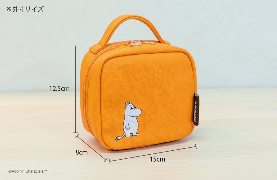 ムーミンと文明堂の新コラボ商品発売中！かわいいオレンジのポーチ付き