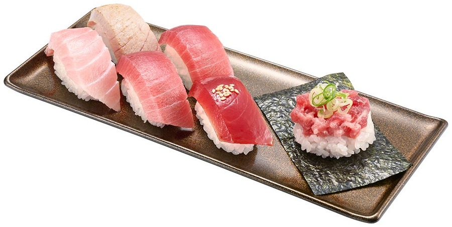 全部食べたい！スシロー「冬のうまいもん祭」開催　厚切り天然インド鮪6貫盛りや「あん肝の軍艦」「馬刺しねぎとろ包み」など