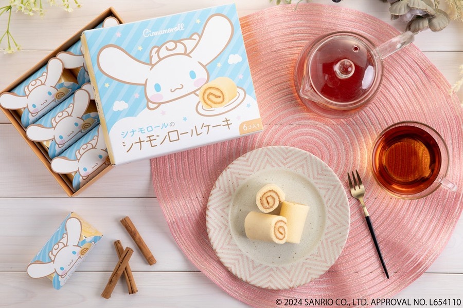 草加葵とシナモロールのコラボ！シナモンロールケーキ発売
