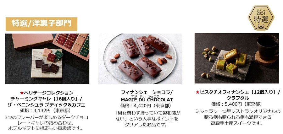 「接待の手土産」セレクション2024発表　現役秘書が選りすぐった商品を紹介