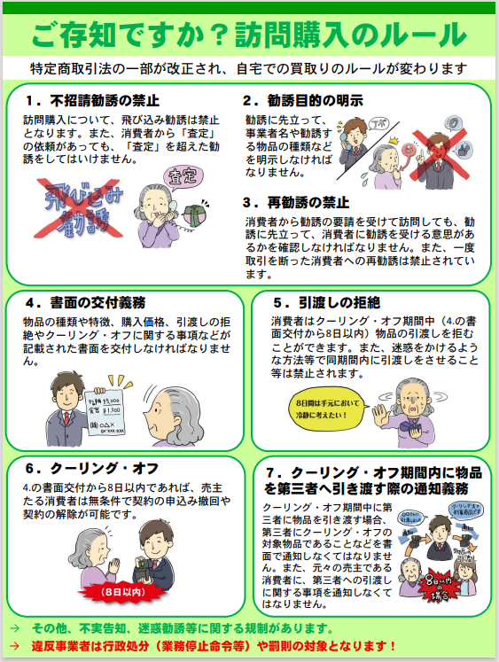 高齢者狙いの訪問買い取りに注意！事前にすべきこと、事後でも間に合う対策
