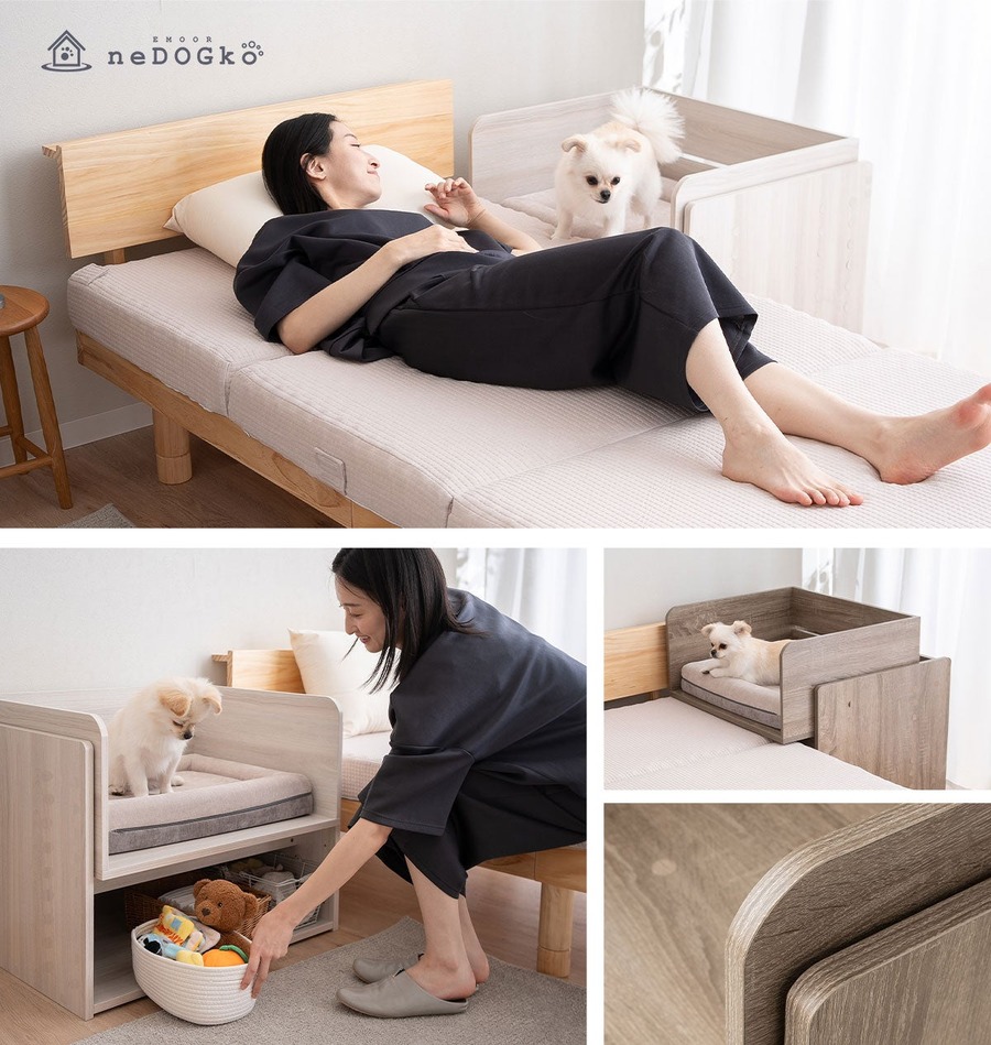 愛犬と「添い寝」できるベッド　安全を考慮した設計で新発売