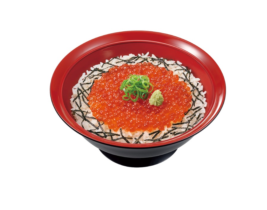 すき家、新商品天然「いくら丼」発売　並盛の3倍の量のいくらをのせた「メガいくら丼」も