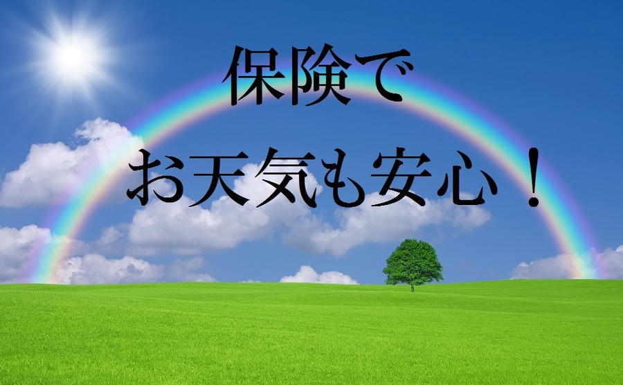 旅先の悪天候を補償してくれる「お天気保険」を紹介します