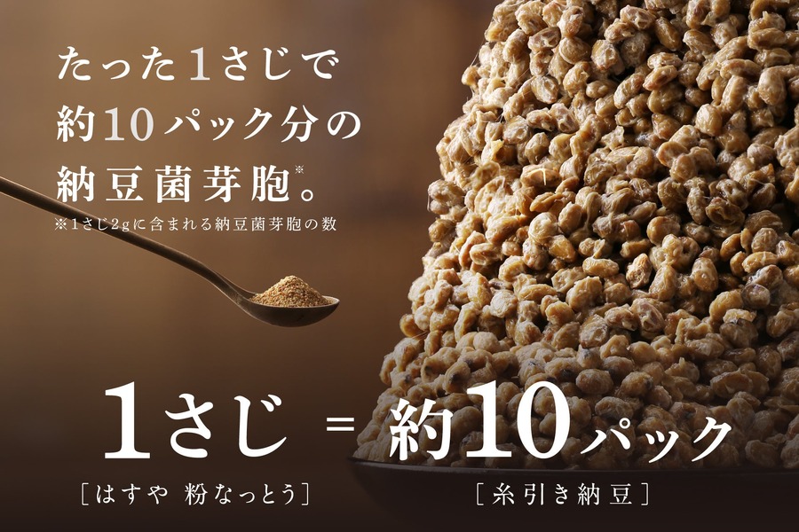 腸までしっかり届く「はすやの粉なっとう」グランプリ受賞　20％オフ記念セール開催中