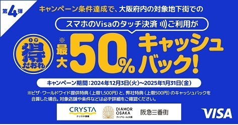 「三井住友カード」のキャンペーンまとめ　大阪で最大50%キャッシュバックなどパワフルなものも