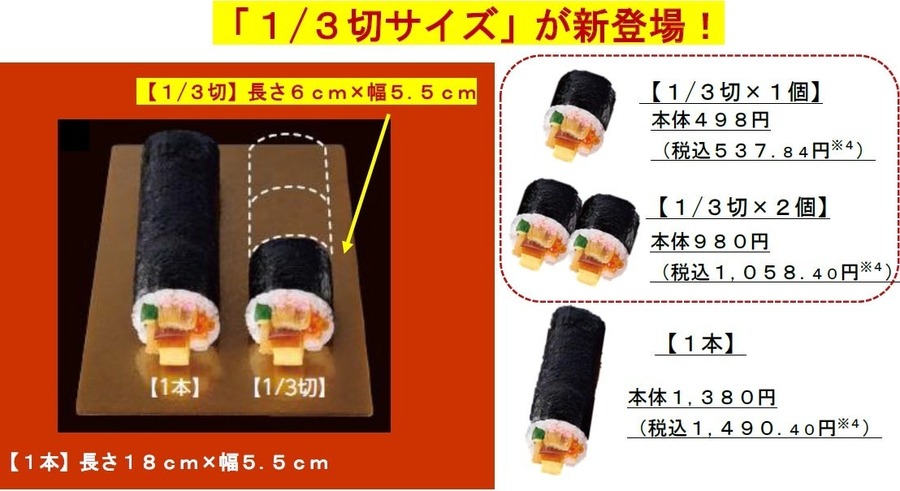 イオンは豊富なラインナップ！22種類33品目の恵方巻　予約限定商品も多数