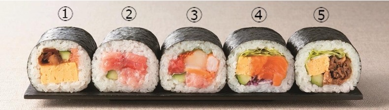 ヨーカドーさん、一口はムリでしょ…2025年の恵方巻かに・天然本鮪ぎゅうぎゅう！
