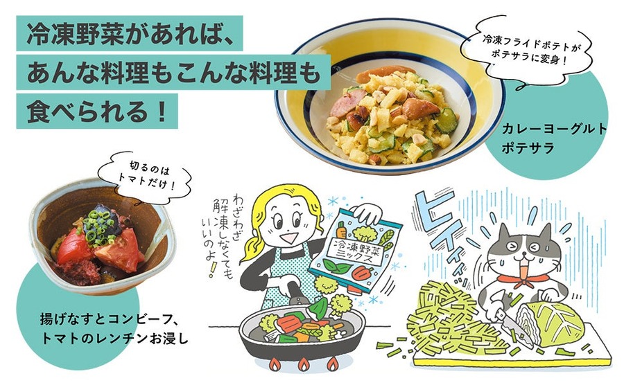 栄養バランスの取れた食事を実現！お手軽食材で「野菜＋たんぱく質 楽楽レシピ」発売