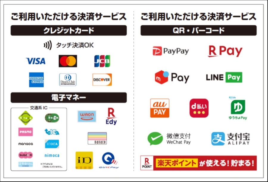 「吉野家」と「はなまるうどん」全店舗でクレジットカード決済を導入