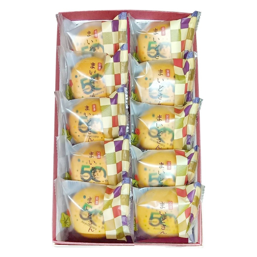 インスタで人気！会社猫「ふく」デザインのおまんじゅう発売　石川県の企業「日章」50周年記念