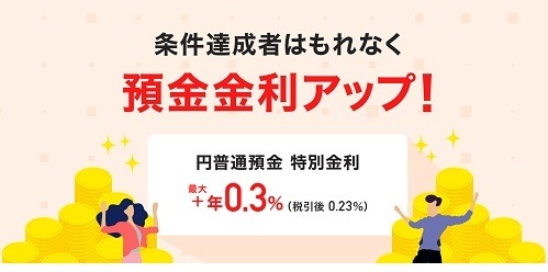 クレカ利用で普通預金金利がアップする銀行を紹介　証券・スマホ決済でさらに高金利のケースも